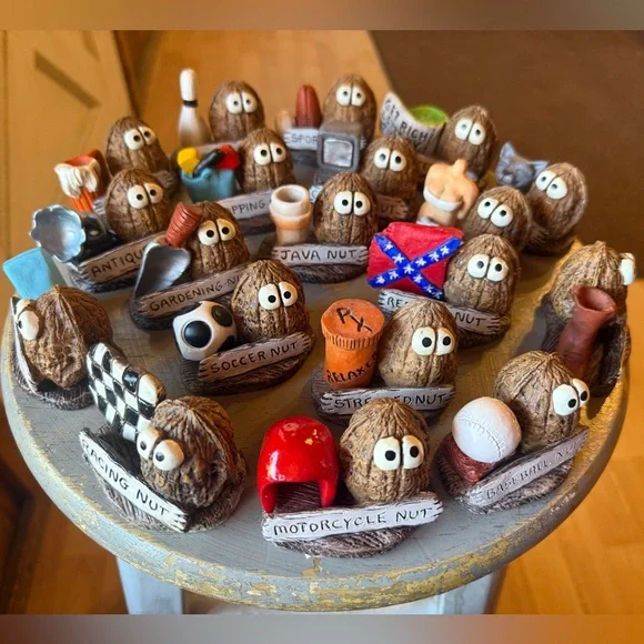 New- Your choice of one Novelty Nut Figurines Hilarious Adorable and Fun - Picture 8 of 14